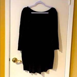 Lane Bryant black 3/4 length sleeve t-shirt